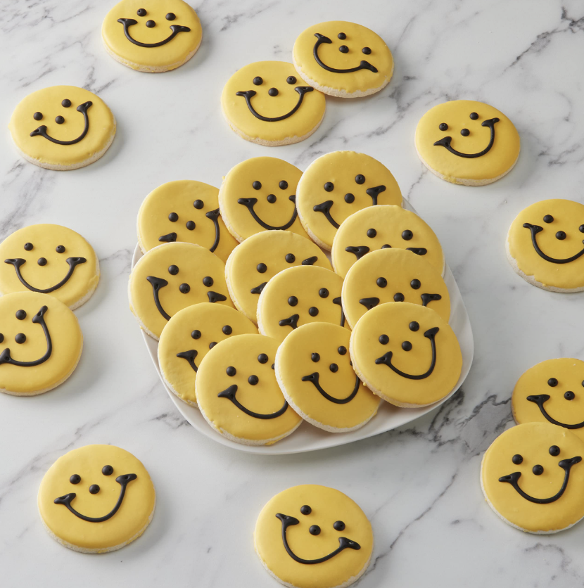 Smiley Face Butter Cookies